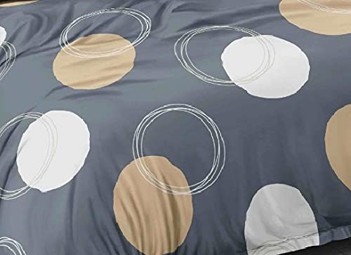 Laying Style غطاء لحاف مزدوج مطبوع من قطن ميكروفايبر ناعم بأسلوب لايينغ™ 90" × 100" بوصة متعدد الألوان - Image 2