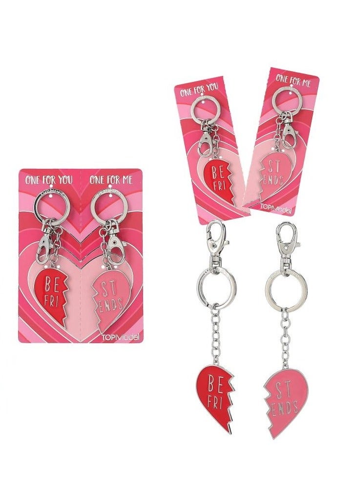 TOPModel BFF Heart Keyring Set - 1 Set Only, Style/Color May Vary - Image 4