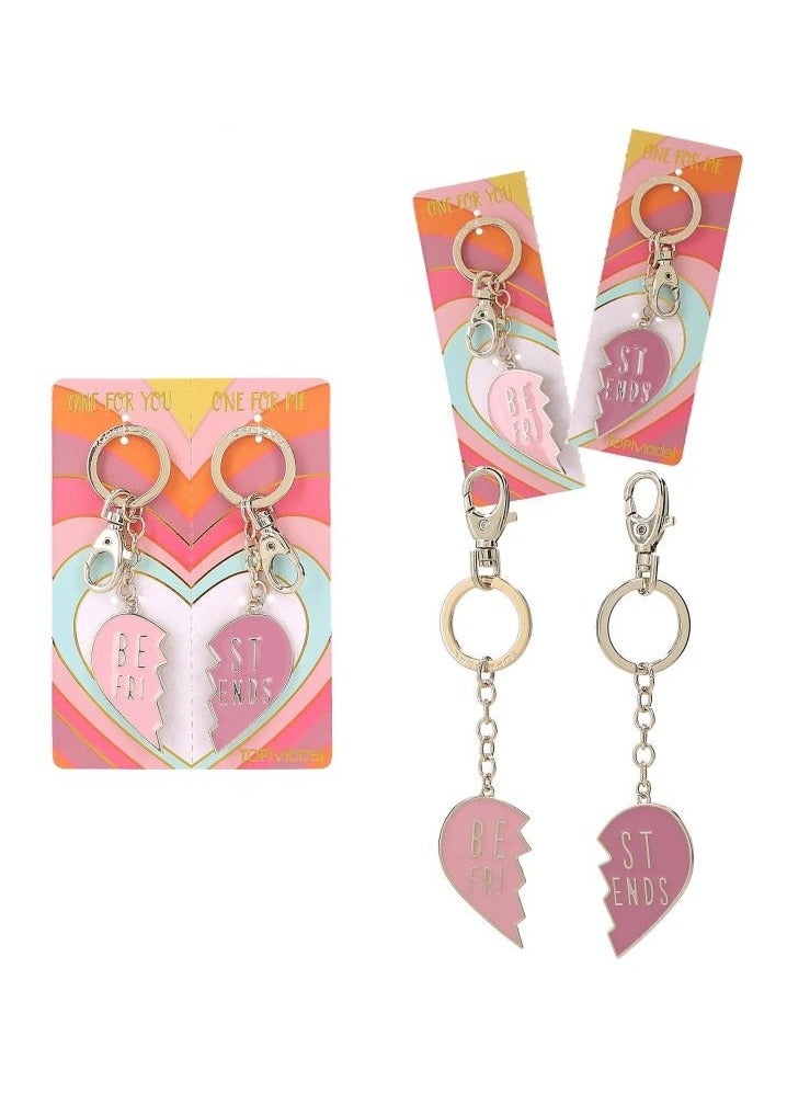 TOPModel BFF Heart Keyring Set - 1 Set Only, Style/Color May Vary - Image 5