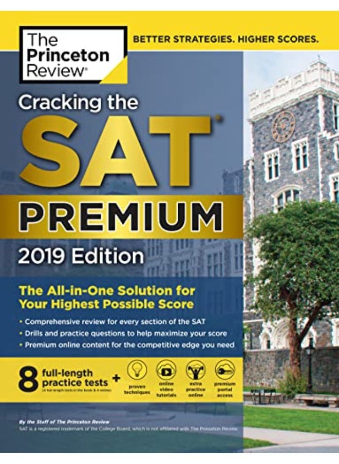 Cracking the SAT Premium Edition with 8 Practice Tests, 2019 