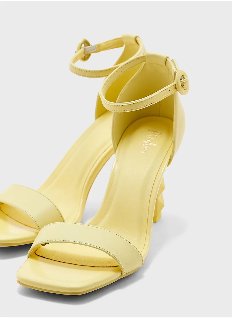 MENBUR Ankle Straps High Heel Sandals