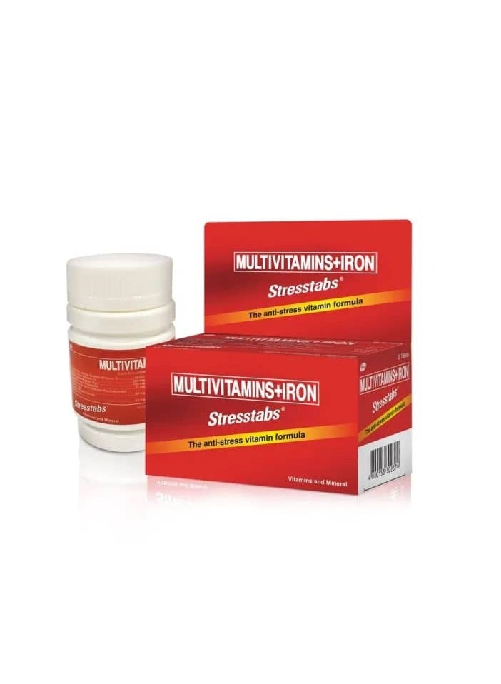 Stresstabs Authentic  Multivitamins + Iron 30 Tablets - Image 1