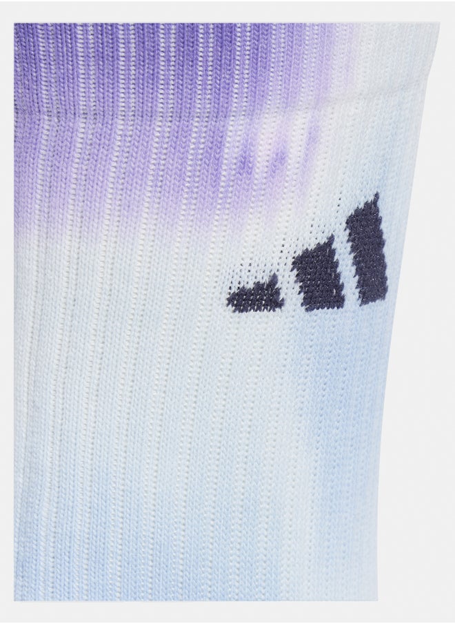 Adidas tie dye 3 pair pack unisex crew socks  - Image 2