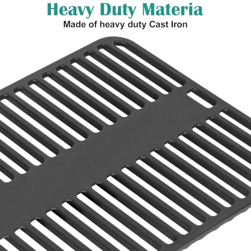 EasiBBQ Cast Iron Grill Grate for Weber Go-Anywhere Charcoal and Gas Grill, Cooking Grill Grids Replaces 80631, 70211, 3634, 67195, 16" x 10" - Image 3