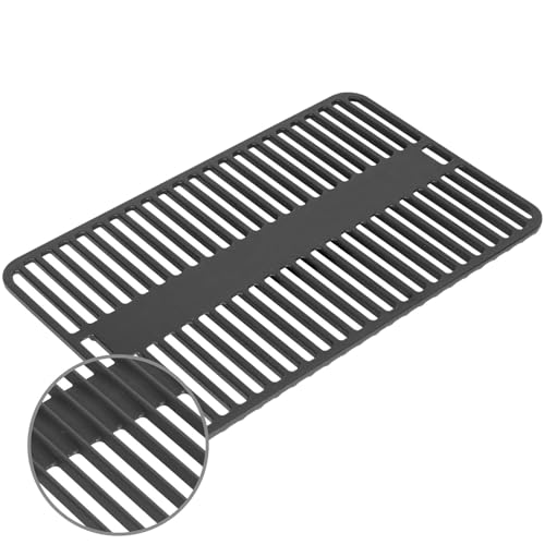 EasiBBQ Cast Iron Grill Grate for Weber Go-Anywhere Charcoal and Gas Grill, Cooking Grill Grids Replaces 80631, 70211, 3634, 67195, 16" x 10" - Image 1