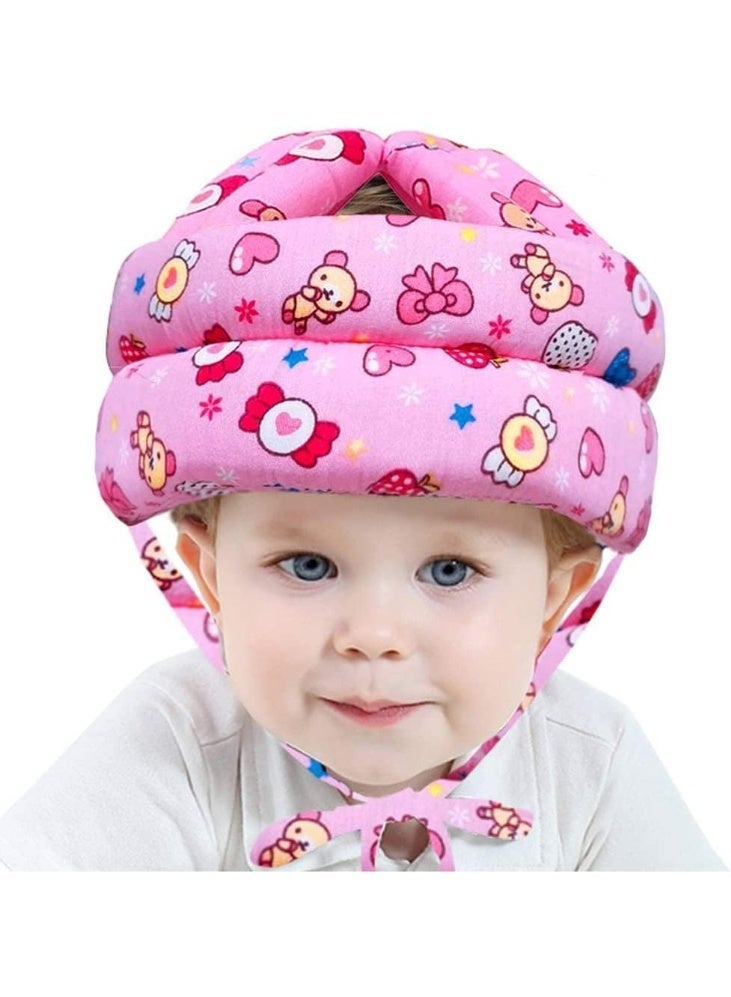 Baby Infant Toddler Helmet, Kid Safety Head Cushion Bonnet, Adjustable Protective Cap, Breathable and Soft, for Running Walking Crawling Helmet for Kids - Image 3