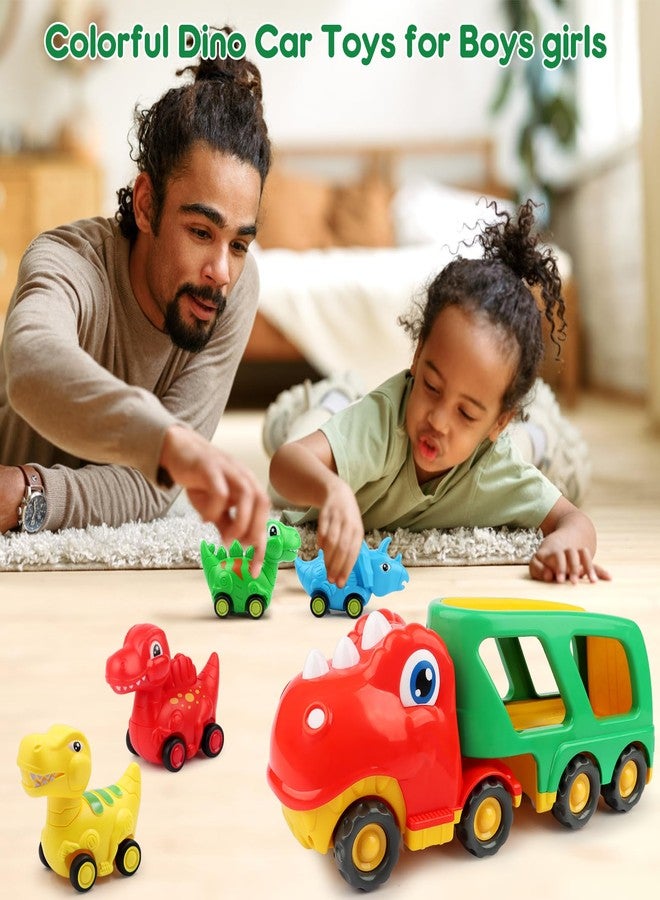 Nicmore Toddler Toys Car Dinosaur Truck for Boys: Toys for 2 3 4 5 Year Old Boy Girl | Carrier Truck Dinosaur Toys for Kids 3-5 Toys for Age 2-3 2-4 18-24 Month Birthday Gifts for Boy - Image 3