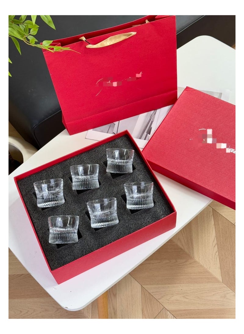 Madina Elegant Glass Cup Set in Premium Gift Box