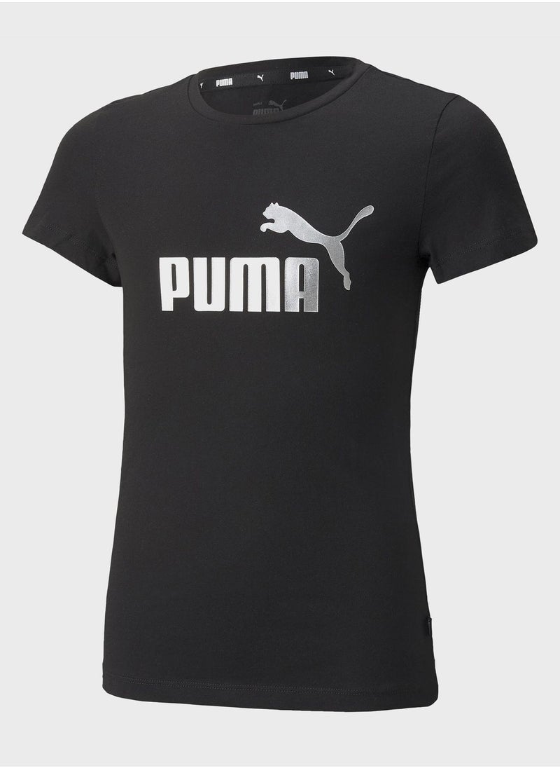 PUMA - Kids Essential Logo T-Shirt - Image 1