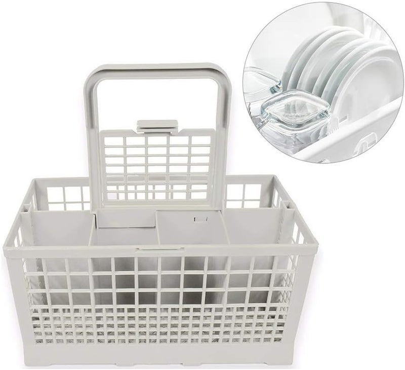 Universal Cutlery Basket Dishwasher - Cutlery Organiser with Multiple Compartments Effortless Kitchen Cleaning - Image 5
