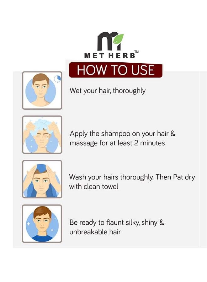 Metherb Curd Shampoo300Ml & Curd Protein Conditioner 200Ml & Oil Control Face Wash 100Ml (Combo Pack) - Image 5