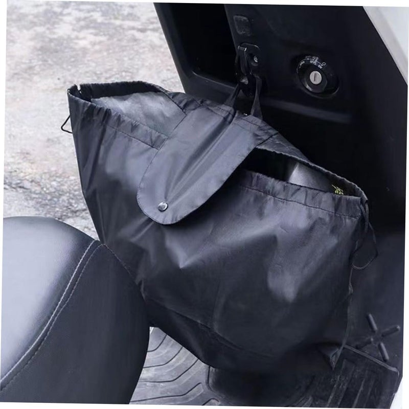 2pcs Waterproof Drawstring Helmet Bags for Motorcycle Electric Bike Large Capacity Storage Pouch for Full and Half Helmets Dustproof Travel Container - Image 4
