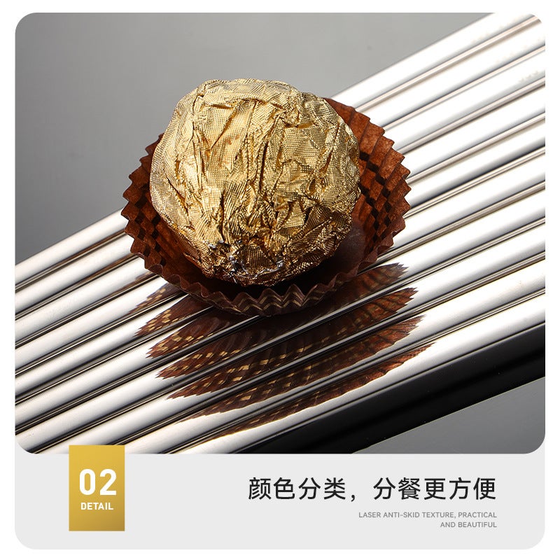 316 Stainless Steel Chopsticks Household Tableware Non-Slip And Mildew-Proof El Portable Student Creative Popular Restaurant Gift Chopsticks - Image 5