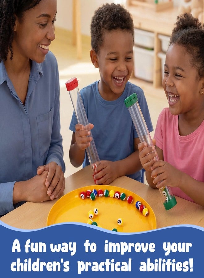 كرات كاسفالسي البرقية - لعبة كرات رخامية سريعة الإيقاع للأطفال من سن 4 إلى 8 سنوات، 6 أوضاع لعب، ألعاب لوحية حركية مع تعلم الألوان والأرقام، وتنسيق اليد والعين، والمهارات الحركية الدقيقة، ألعاب عائلية، ألعاب أطفال - Image 5