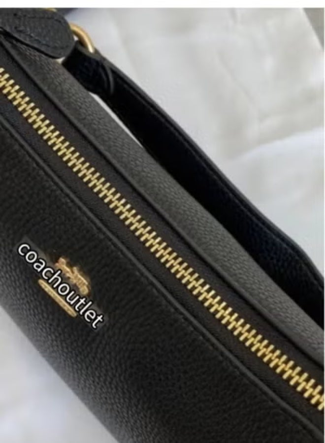 coachoutlet Dark Black Teri Shoulder Bag In Signature Canvas - Image 2
