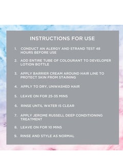 Jerome Russell ProColour Dark Blonde 7.0 Permanent Hair Colour Ammonia Free Hair Dye for Full Grey Coverage Shine and Colour Retention with Brazil Nut Oil  - Image 5
