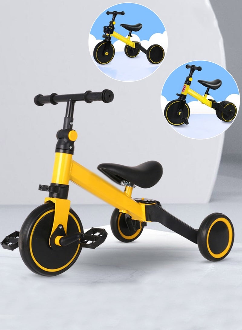 4-in-1 children's adjustable tricycle | 1.5-5 years old balance training car | Indoor and outdoor safety design, suitable for boys and girls  - Image 1