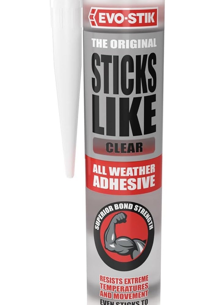 EVO-STIK Sticks Like Clear Adhesive 290ML - Image 1