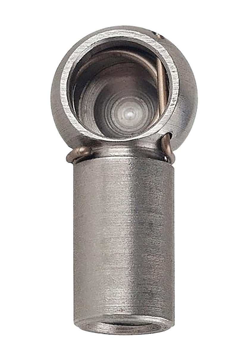 Bansbach Easylift 27940 F3 M6 Ball Socket Endfitting, Steel, Right Hand Thread - Image 1