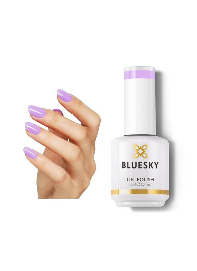 Bluesky Gel Polish For Nails Color Lavender,Salon Single Bottle Gel Soak Off Manicure At Home,Long Lasting &Chip Resistant, Vegan, 15Ml N23P/Lavender  - Image 1
