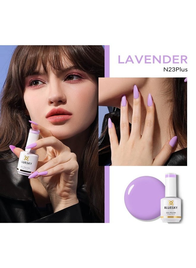 Bluesky Gel Polish For Nails Color Lavender,Salon Single Bottle Gel Soak Off Manicure At Home,Long Lasting &Chip Resistant, Vegan, 15Ml N23P/Lavender  - Image 3
