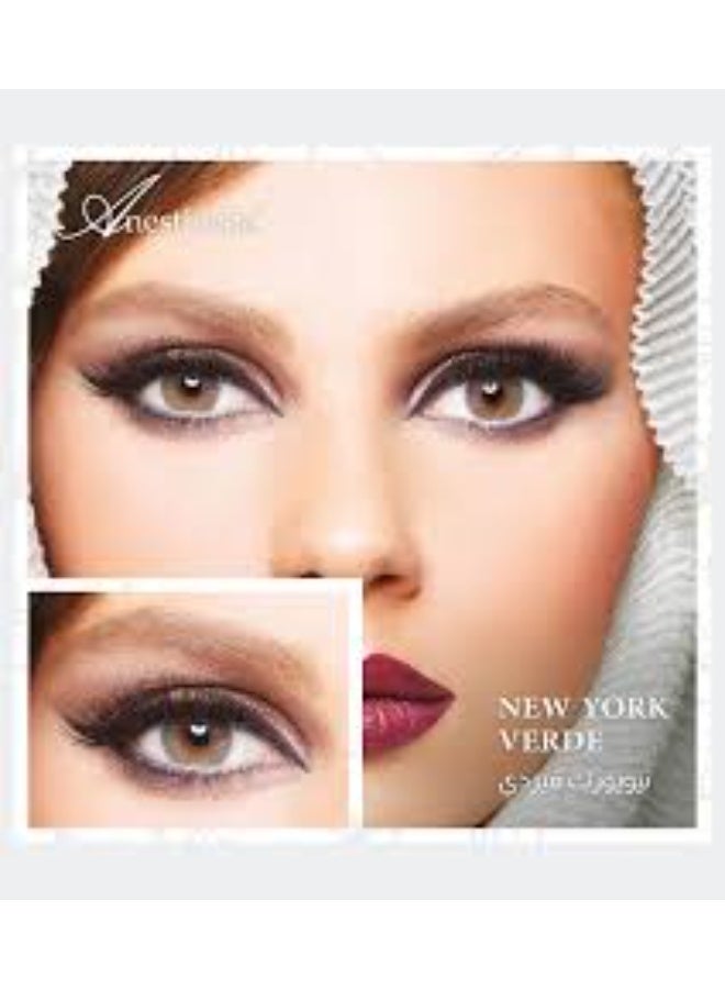 أنستازيا عدسات لاصقة تجميلية ملونة شهرية من ماركة أنستازيا بلون "نيويورك فيردي" - Image 2