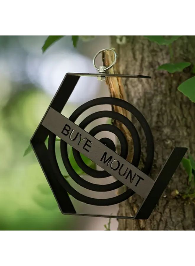 Black Hexagonal Mosquito Coil Holder Outdoor Portable Hanging Repellent Box - Image 5