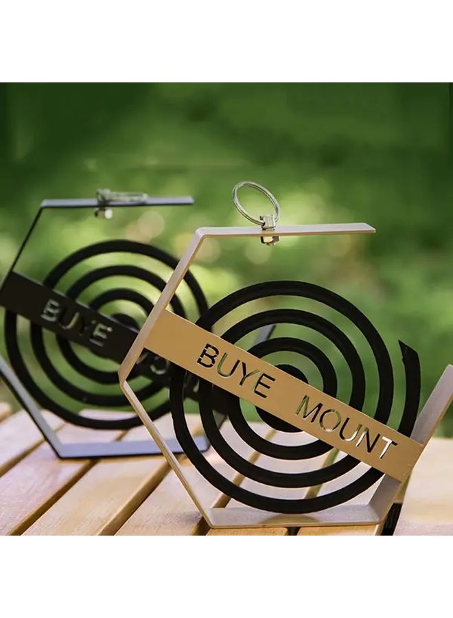 Black Hexagonal Mosquito Coil Holder Outdoor Portable Hanging Repellent Box - Image 2