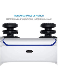 KASTWAVE Accessories Kit Bundle for PS5 Compatible with DualSense Controller, Thumb Grips Sticks Joystick + L2 R2 Trigger Extender+D-pad Button for Playstation 5 Controller, Anti-Slip Replacement Parts  - Image 3
