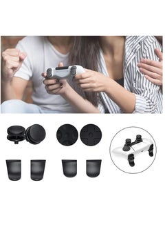 KASTWAVE Accessories Kit Bundle for PS5 Compatible with DualSense Controller, Thumb Grips Sticks Joystick + L2 R2 Trigger Extender+D-pad Button for Playstation 5 Controller, Anti-Slip Replacement Parts  - Image 5
