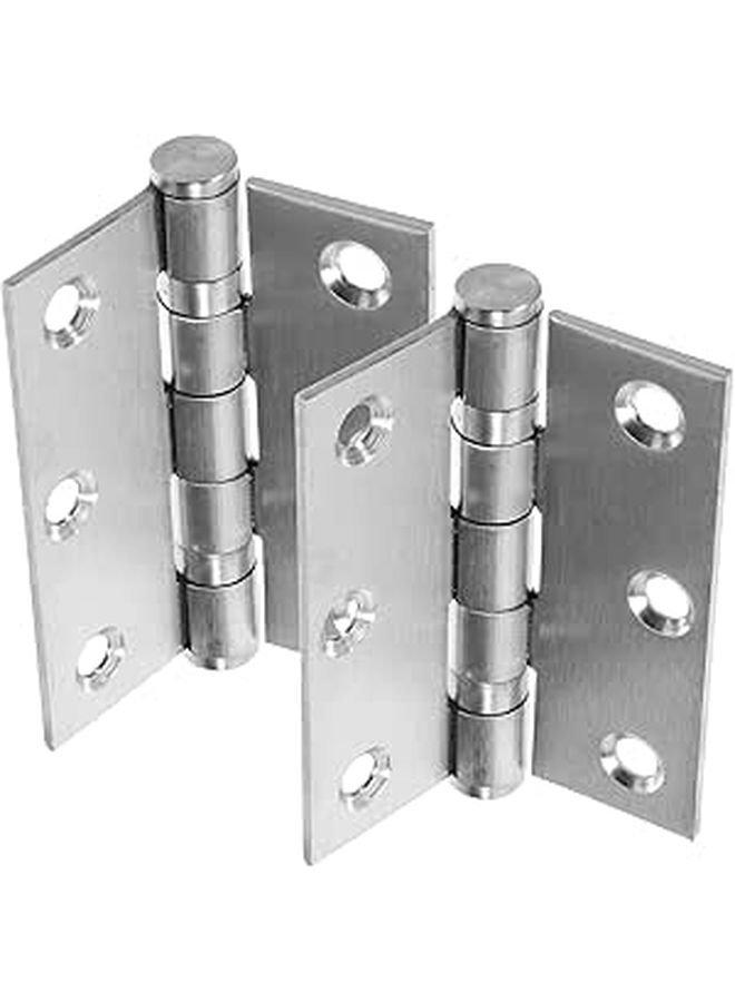 3 Inch Thickened Stainless Steel Cabinet Hinges 2pcs Flat Open Design Kitchen Corner - Image 1