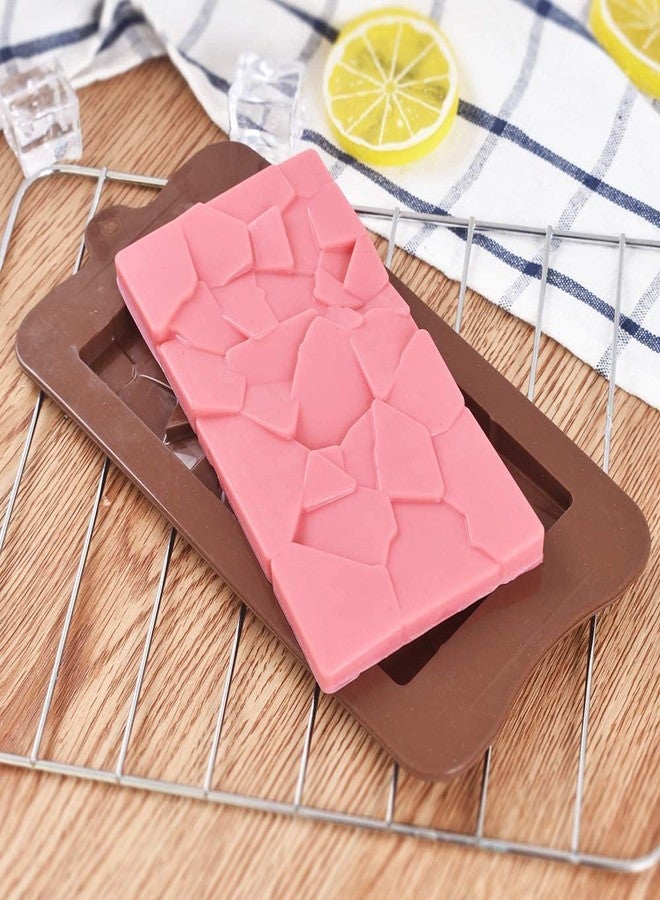 BAKERS 4U قوالب سيليكون قابلة للفصل لصنع الشوكولاتة، قوالب لقطع الشوكولاتة، قوالب لصنع ألواح البروتين والطاقة منزلية الصنع، 4 عبوات - Image 3