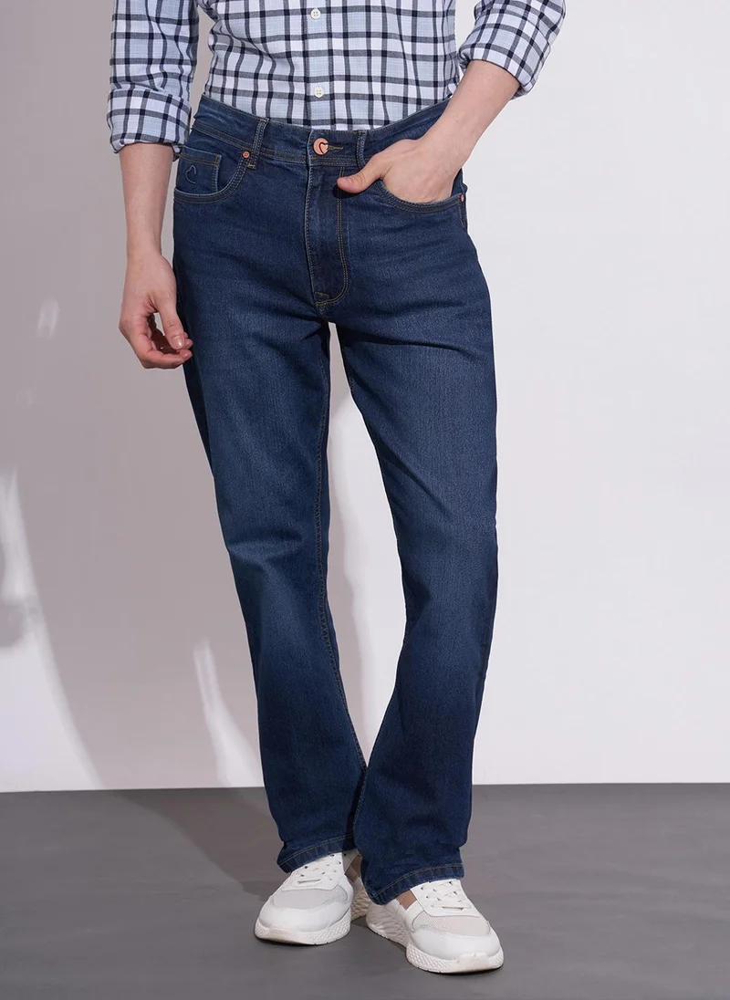 بيينغ هيومان Men Regular Fit Mid-Rise Stretchable Cotton Jeans