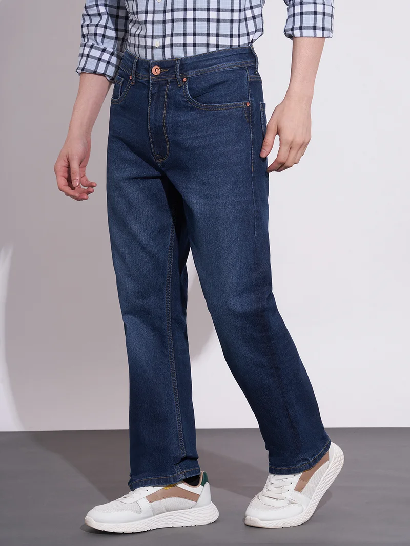 Being Human DARK TONE Men Regular Fit Mid-Rise Stretchable Cotton Jeans for Men | Best Price UAE