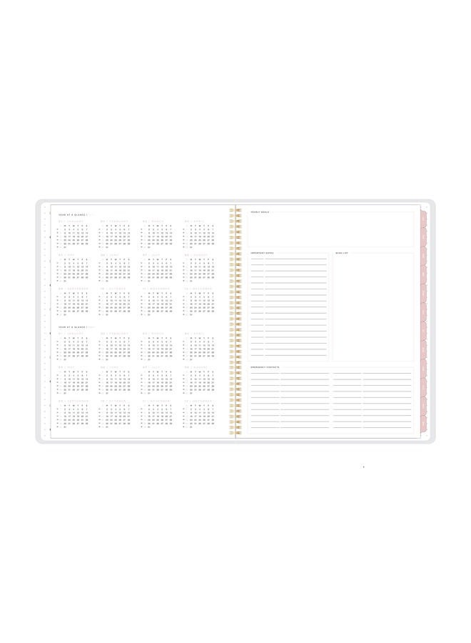 russell+hazel Planner Ltr Wk Spiral Pp Floral, Pink, (59891) - Image 3