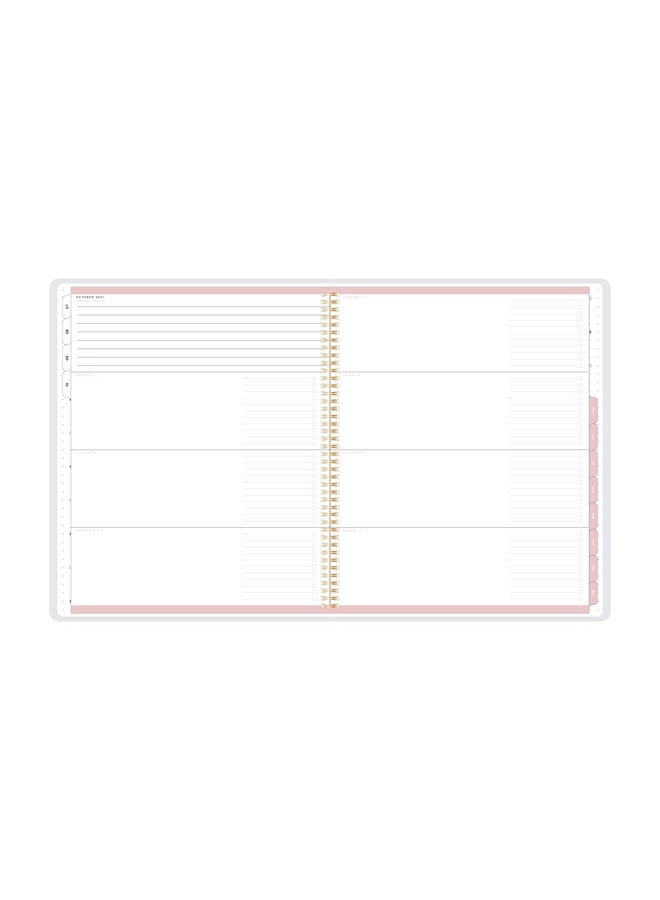 russell+hazel Planner Ltr Wk Spiral Pp Floral, Pink, (59891) - Image 4