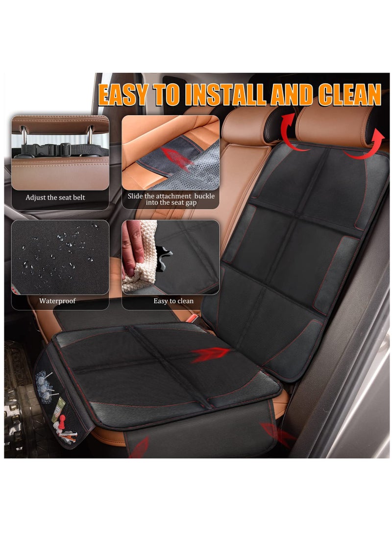 Generic - Large Car Seat Protector for Babies and Pets, Waterproof 600D Fabric, Thick Padding with Storage Pockets, Durable and Easy to Clean - Image 1