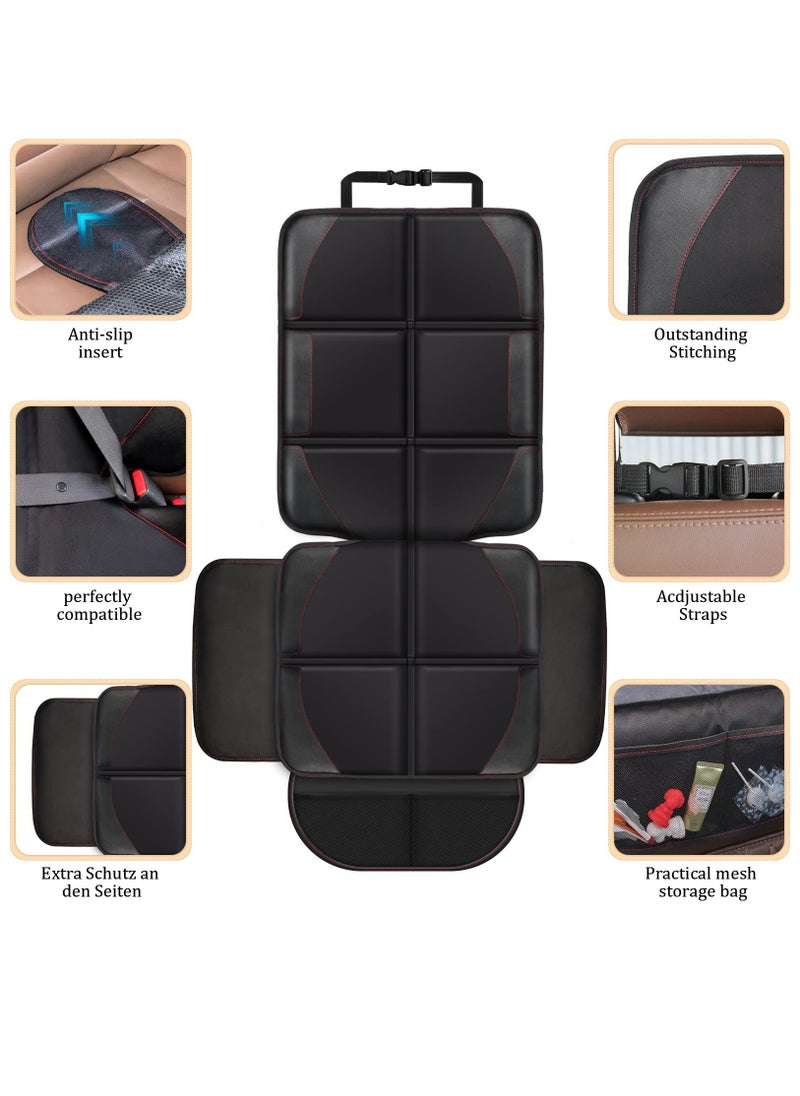 Generic - Large Car Seat Protector for Babies and Pets, Waterproof 600D Fabric, Thick Padding with Storage Pockets, Durable and Easy to Clean - Image 1