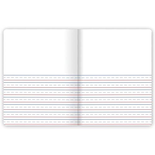 Mead Primary Journal, 4 Pack, Half Page Ruled, Grades K-2, 7-1/2" x 9-3/4", 100 Sheets per Journal, Assorted Colors (610051-ECM) - Image 5