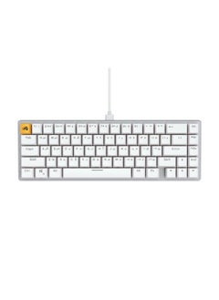 Glorious لوحة مفاتيح الألعاب Glorious GMMK 2 65% باللغتين العربية والإنجليزية RGB - لوحة مفاتيح TKL مدمجة وقابلة للتخصيص للاعبين - أبيض  - Image 2