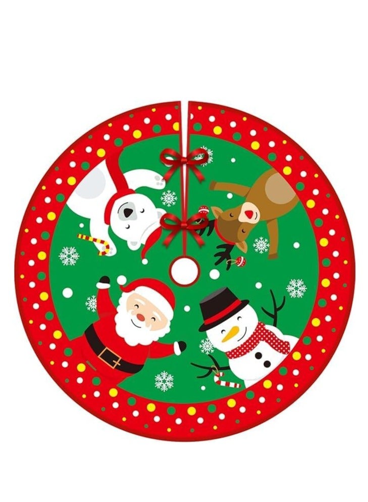 Brain Giggles Christmas Tree Green Skirt Creative And Exquisite Design for Home Ornaments Christmas Decoration - Image 1