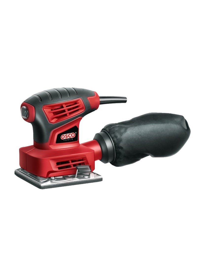 OSCO-TOOLS Osco 240W Orbital Sander – 100 × 110 mm Professional Electric Finishing Sander for Wood, Metal, Painted Surfaces, Carpentry, and Maintenance - Image 1