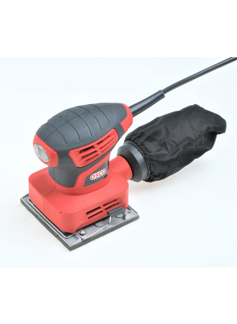 OSCO-TOOLS Osco 240W Orbital Sander – 100 × 110 mm Professional Electric Finishing Sander for Wood, Metal, Painted Surfaces, Carpentry, and Maintenance - Image 2