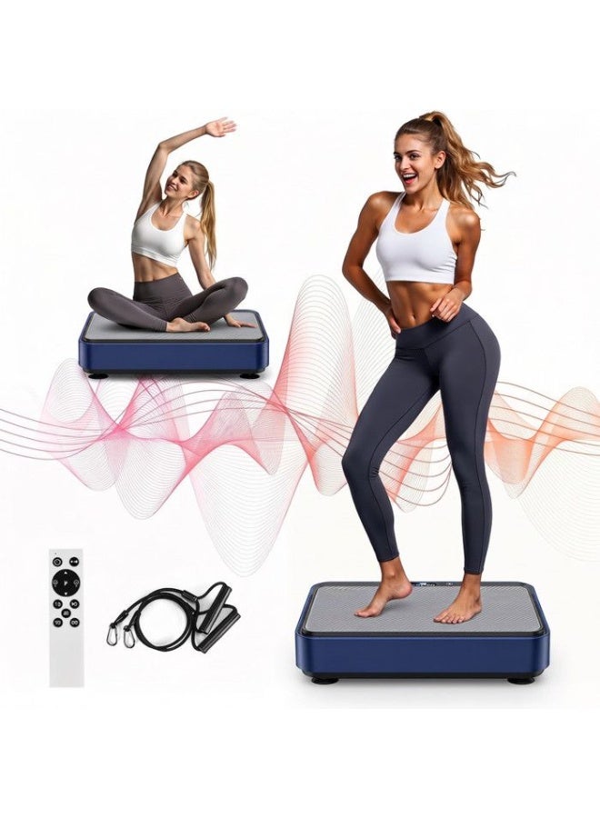 ASIV Vibration Plate Exercise Machine with Remote Control, 99 Speed Levels, 9 Workout Programs, Bluetooth Speaker, LED Touch Display, Full Body Vibration Platform for Home Fitness, Weight Loss & Muscle Recovery - Image 1