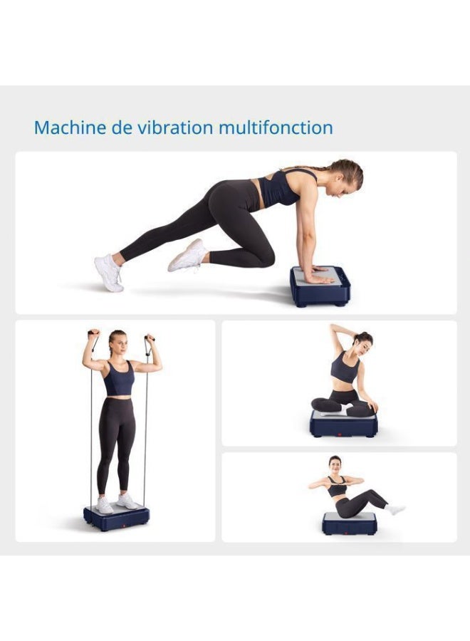 ASIV Vibration Plate Exercise Machine with Remote Control, 99 Speed Levels, 9 Workout Programs, Bluetooth Speaker, LED Touch Display, Full Body Vibration Platform for Home Fitness, Weight Loss & Muscle Recovery - Image 3