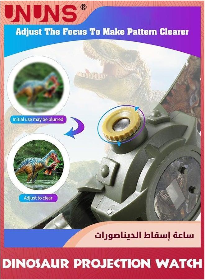 UNUNS ساعة الديناصور، ساعات عرض مع 24 نوع من أنماط العرض، ساعات معصم رقمية كرتونية، ساعة قابلة للتعديل للأطفال، هدايا تعليمية للأولاد والبنات - Image 4
