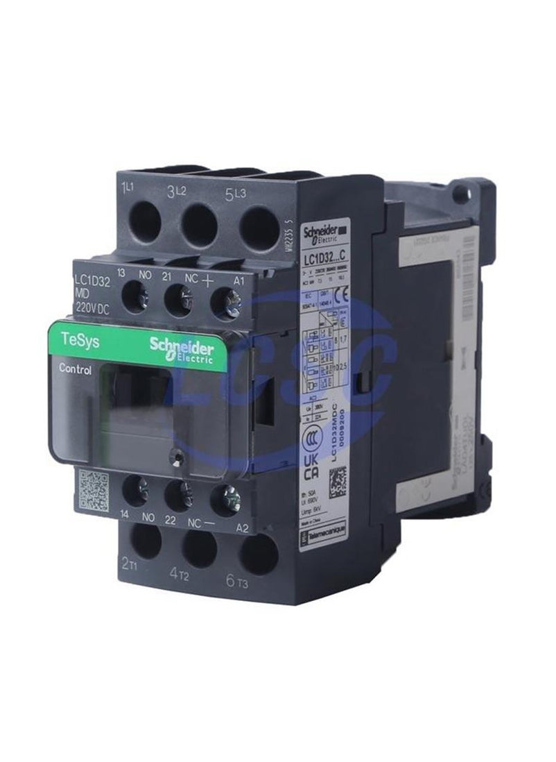 Schneider Schneider LC1D32MDC Contactor 3P 220VDC  - Image 1