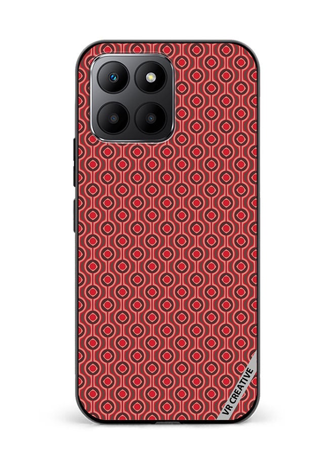 VR CREATIVE Protective Case Cover For Honor 70 Lite Pattern Red Design Multicolour - Image 1