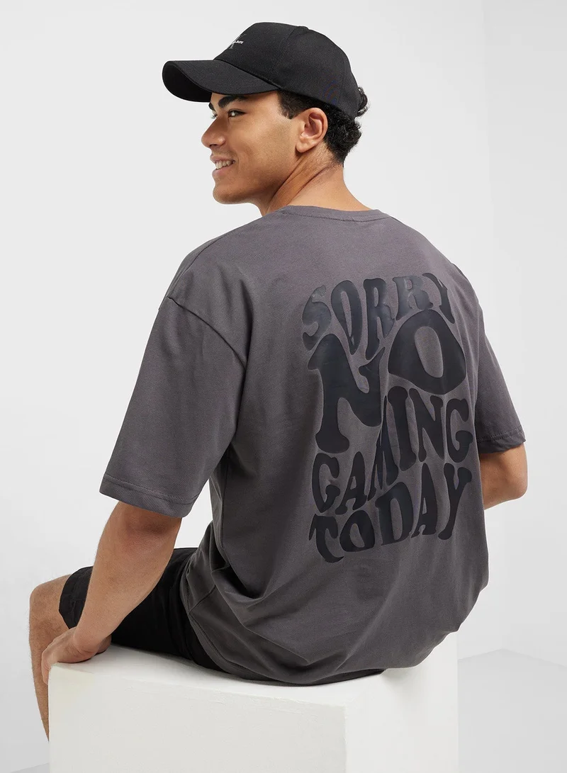 Seventy Five Oversized Graphic T-Shirt
