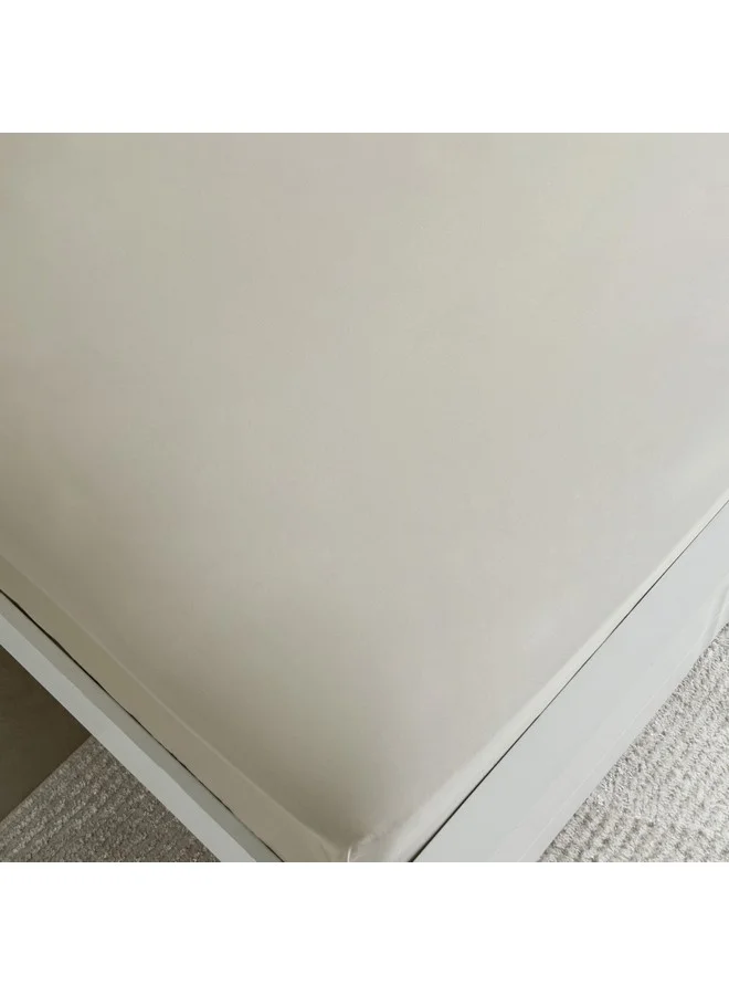 Home Box Purely Percale Olympic Queen Fitted Sheet 200 x 40 x 160 cm